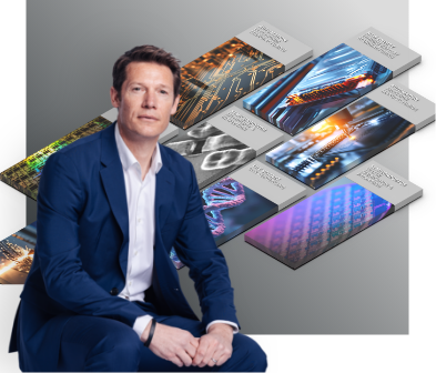 Portrait and symbolic image of Uwe WEISS, CEO of WEISS World — “Experience meets innovation”